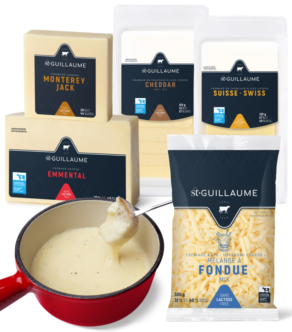 Le plaisir des fromages sans lactose Fromagerie StGuillaume