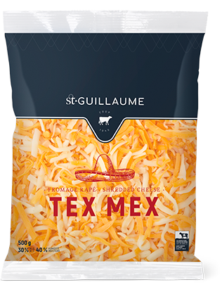 Mélange de fromage Tex Mex râpé format de 500 g