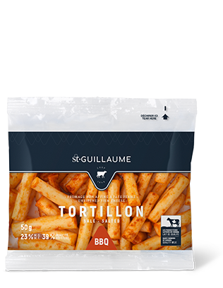 Tortillon au BBQ en sachet format de 50 g