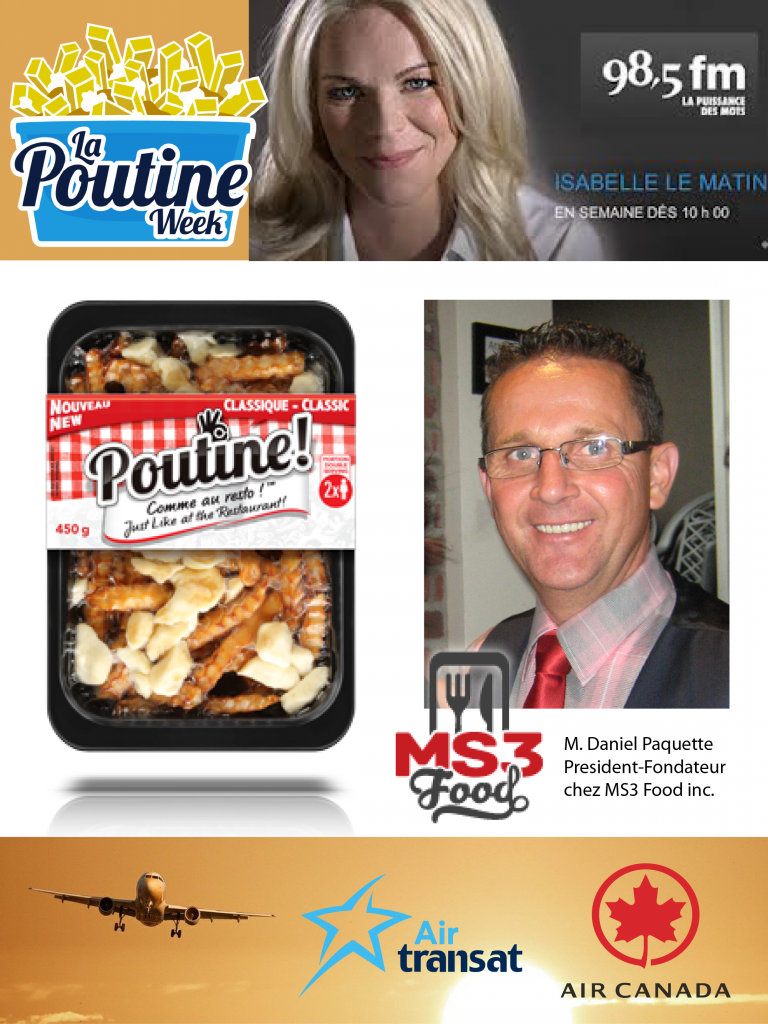 Poutine Week Plus de 300,000 poutines en vol avec MS3 Food