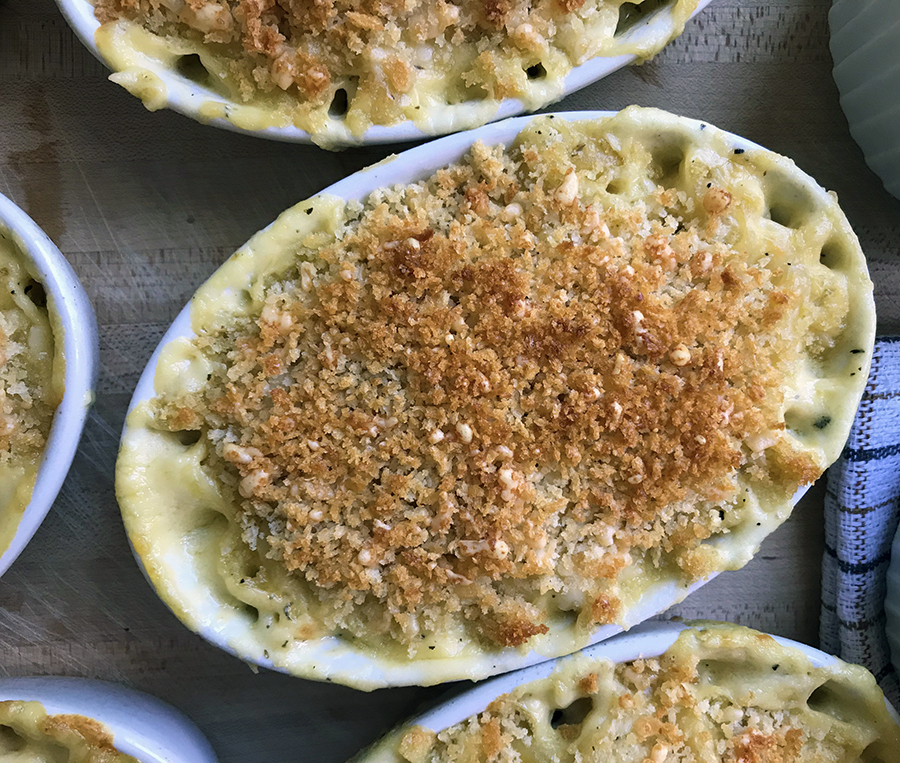 Macaroni au fromage St-Guillaume au gratin croustillant