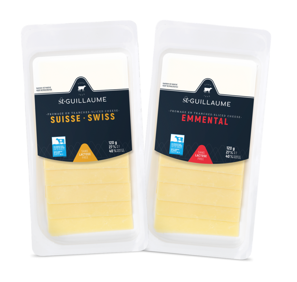 Suisse et Emmental en tranches